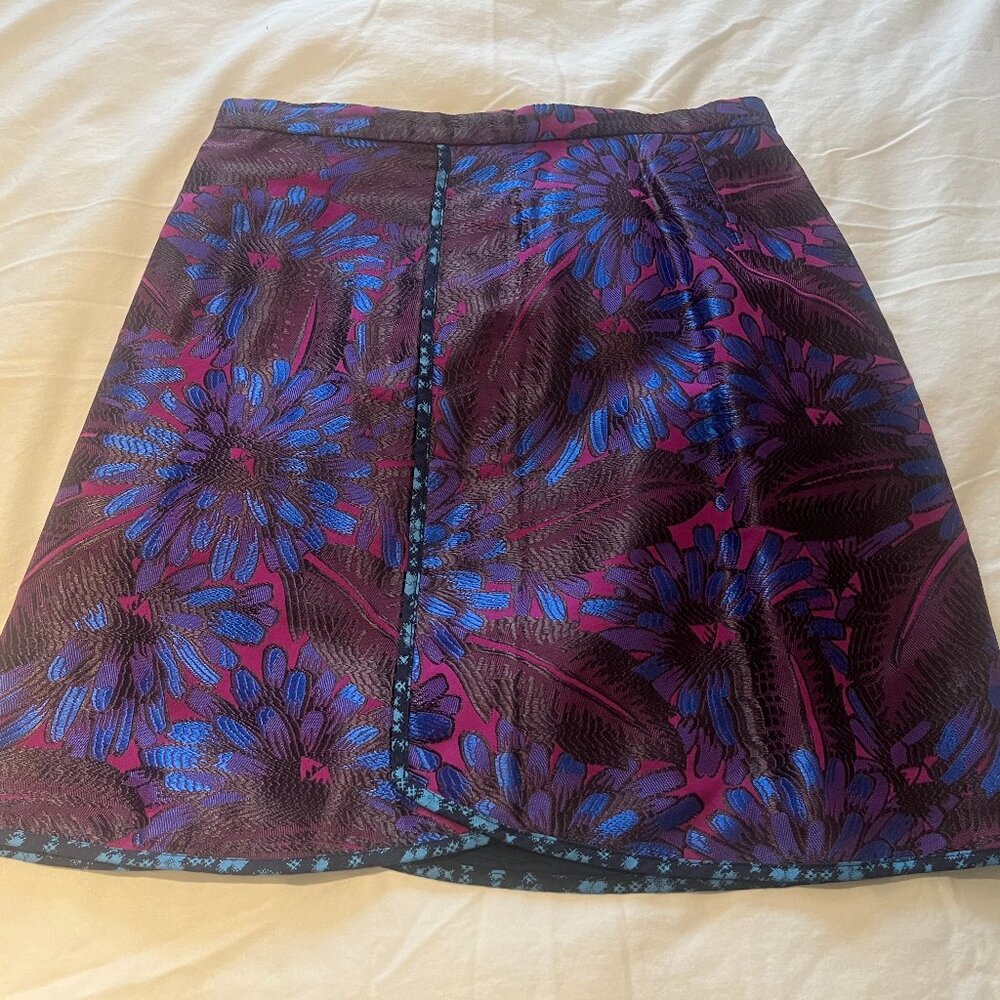 JCrew Purple Silk Skirt - Size 2